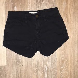 Stretchy black shorts